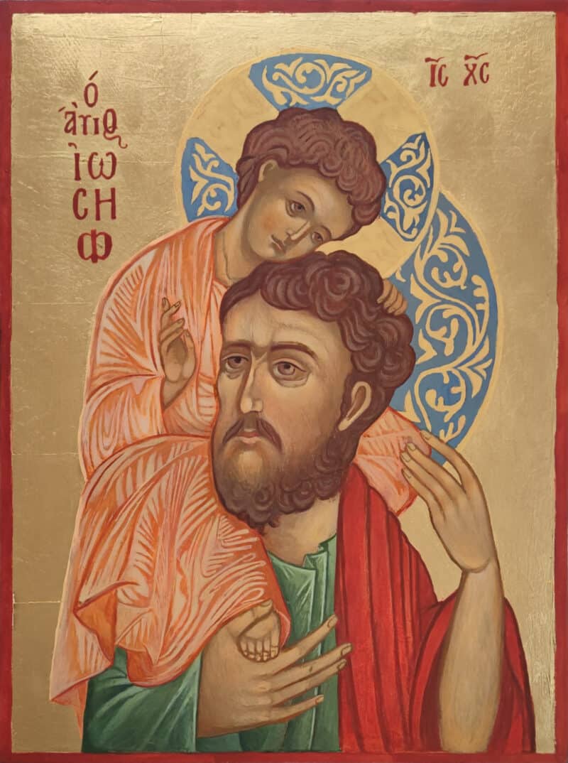Ikona pisana św. Józef